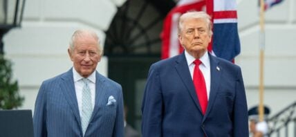 King Charles and Donald Trump