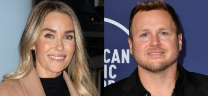 A photo collage of Lauren Conrad and Spencer Pratt