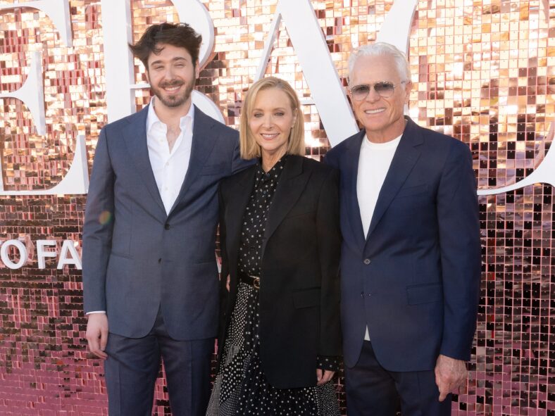 Lisa Kudrow with son Julian Stern and her husband, Michel Stern at HBO's ''The Comeback'' Los Angeles Premiere: RED CARPET