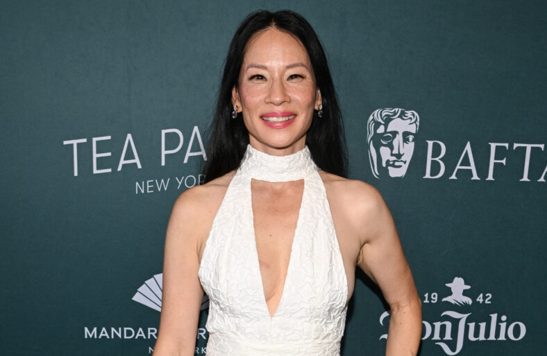 Lucy Liu on the red carpet