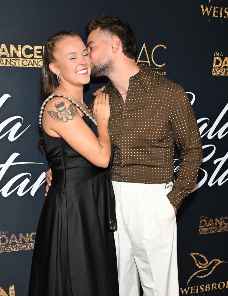 JoJo Siwa and Chris Hughes