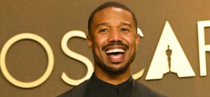 Micheal B. Jordan laughing