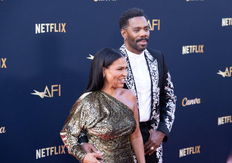 Nia Long and Coleman Domingo on the Red Carpet together before Murphy receives the American Film Instituteâ??s (AFI) Life Time Achievement Award