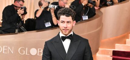 Nick Jonas at the Golden Globes
