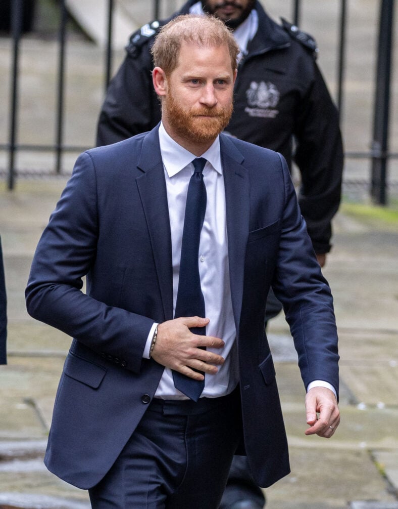 Prince Harry at the High Court In London