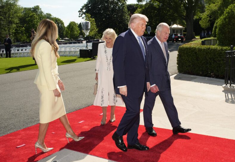 Trumps Welcome King Charles III And Queen Camilla Of The United Kingdom