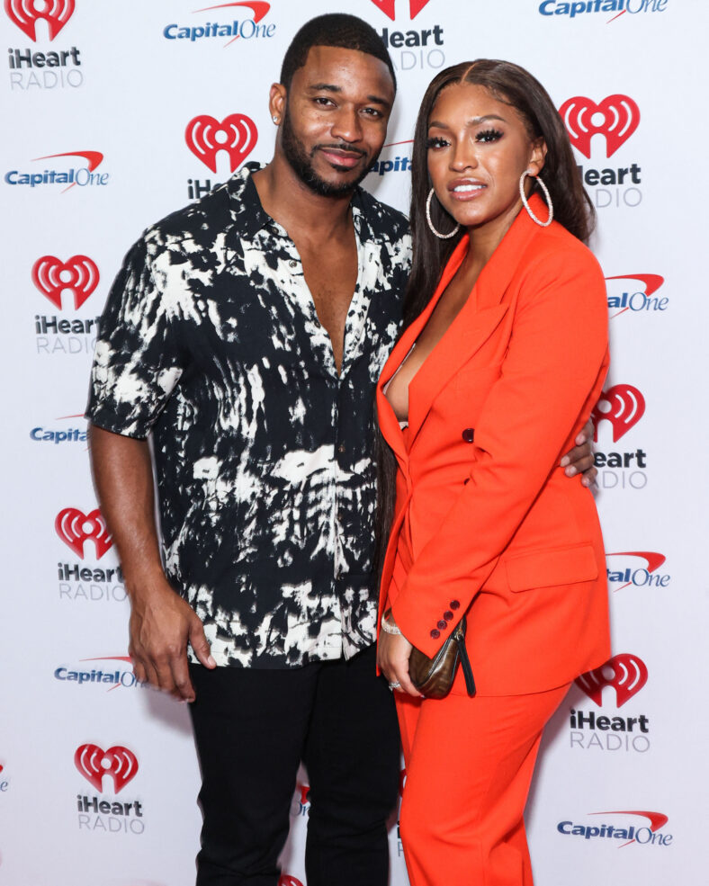 Ralph Pittman and Drew Sidora at the 2022 iHeartRadio Music Festival - Night 1 - Press Room