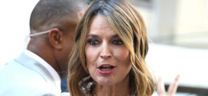 Savannah Guthrie reacts as Carrie Underwood Performs on Today - September 2023