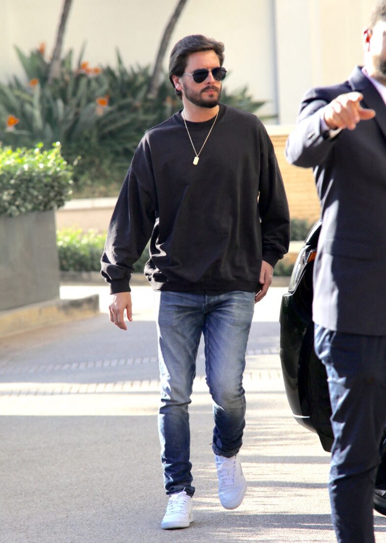 Scott Disick Seen Shopping Barneys