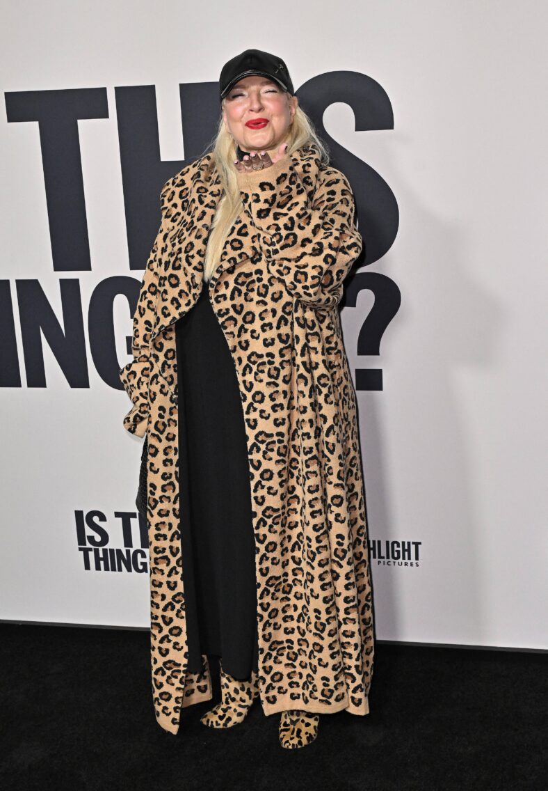 Singer Sia on the red carpet