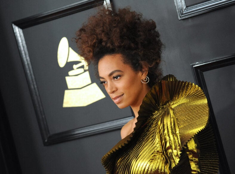 Solange Knowles on the red carpet