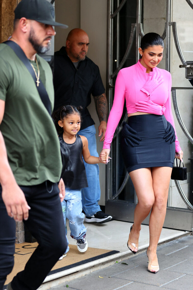 Kylie Jenner and Stormi