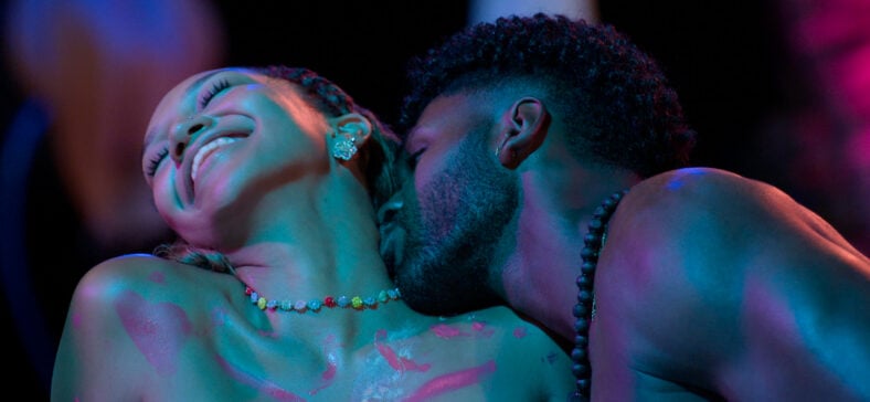 Sydney McGregor, Xzavier Odom in episode 205 of Temptation Island.