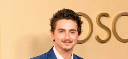 Timothée Chalamet smiling