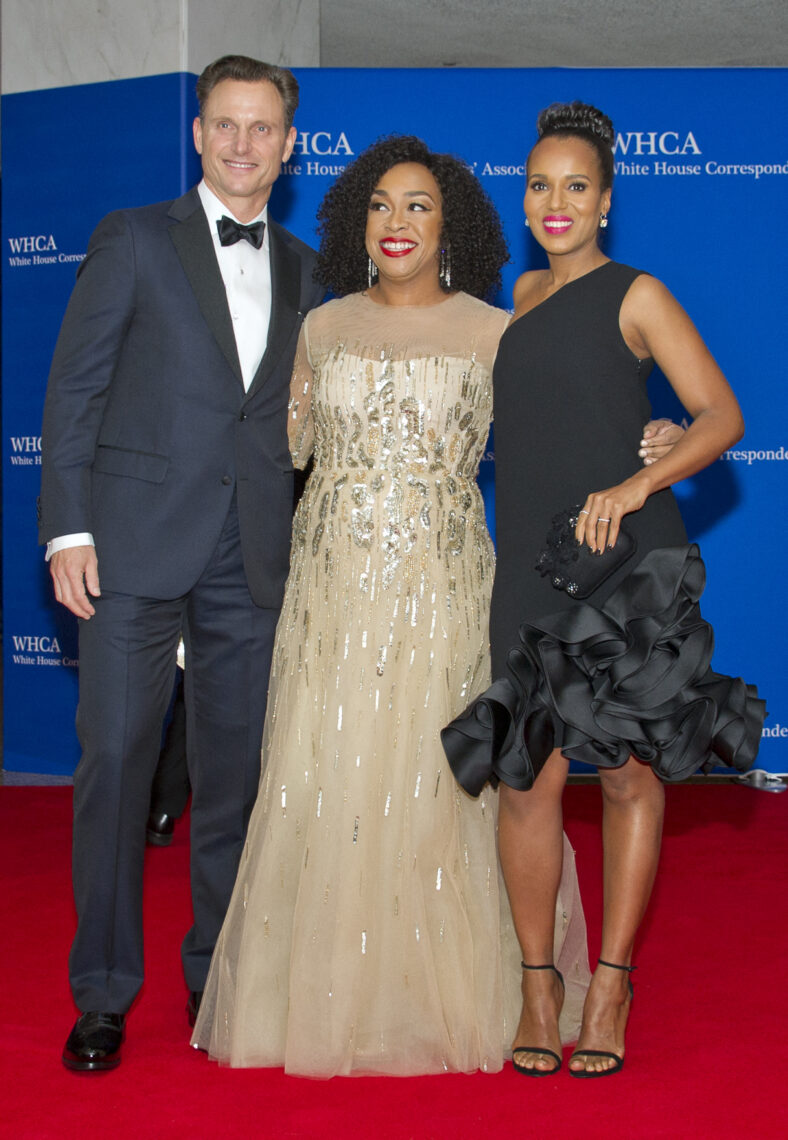 Tony Goldwyn, Shonda Rhimes and Kerry Washington