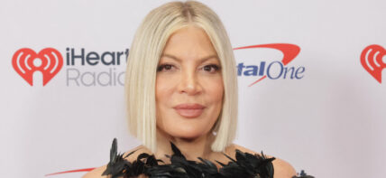 Tori Spelling at IHeartRadio 102.7 KIIS FM'S Jingle Ball 2025 - Arrivals In Inglewood, US