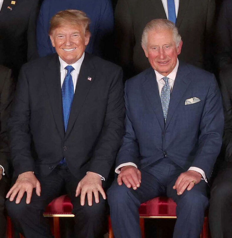 Donald Trump and King Charles