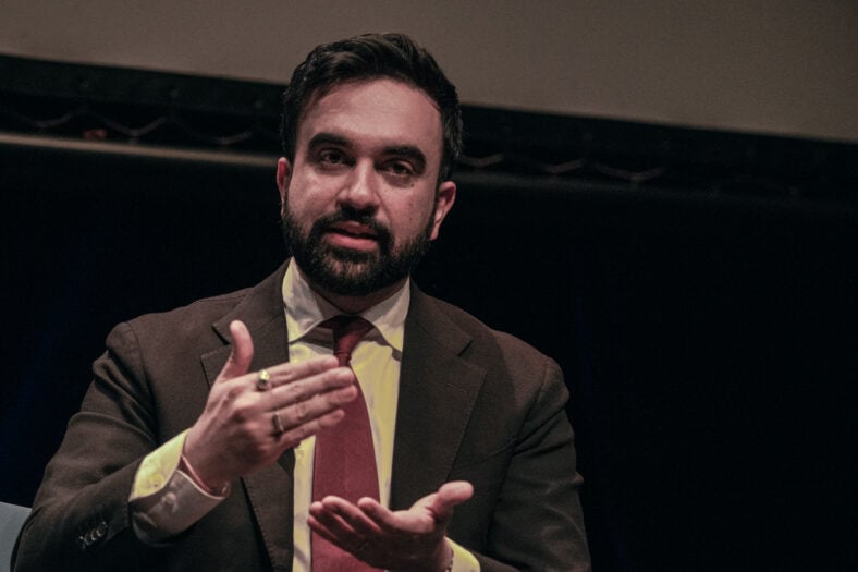 Zohran Mamdani at a Townhall In Harlem
