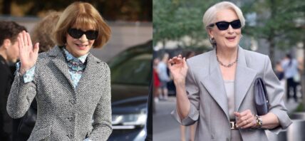 Anna Wintour and Meryl Streep