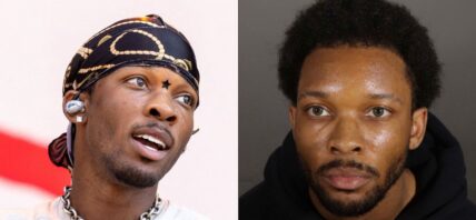 D4vd performing, D4vd mugshot photo collage