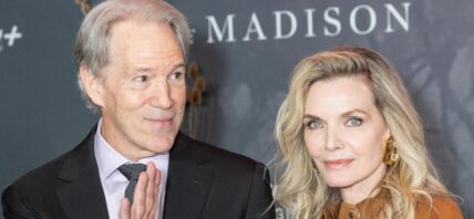David E. Kelley and Michelle Pfeiffer on the red carpet