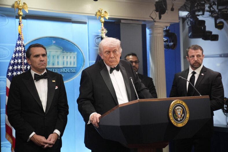 Donald Trump at White House Correspondents' Dinner 2026