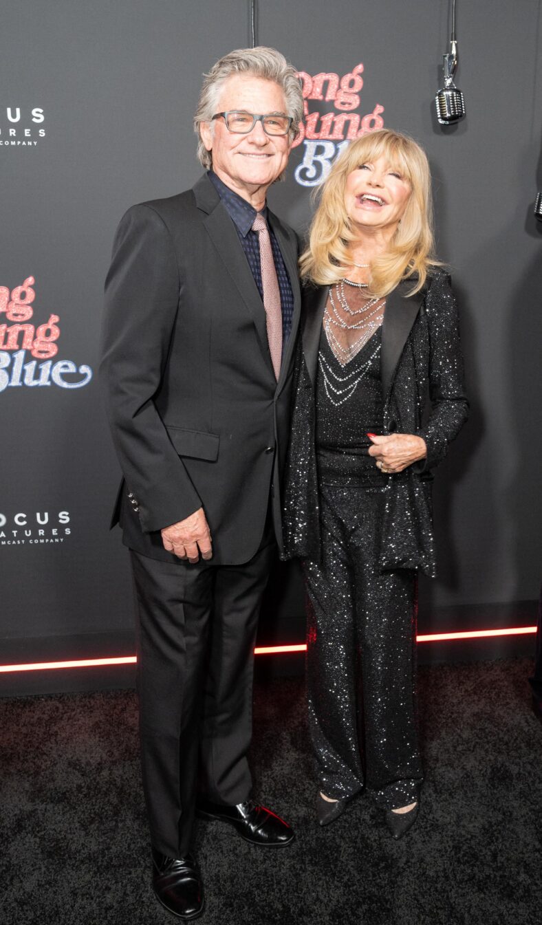Goldie Hawn and Kurt Russell at the New York Premiere Of Song Sung Blue