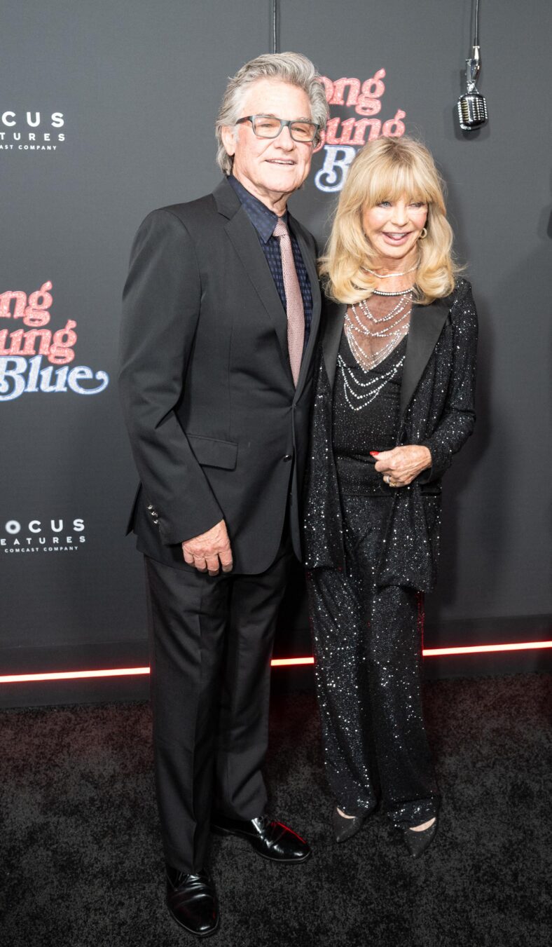 Goldie Hawn and Kurt Russell at the New York Premiere Of Song Sung Blue