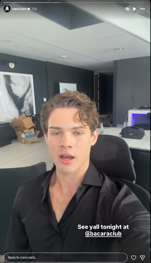 Clavicular returns to nightlife