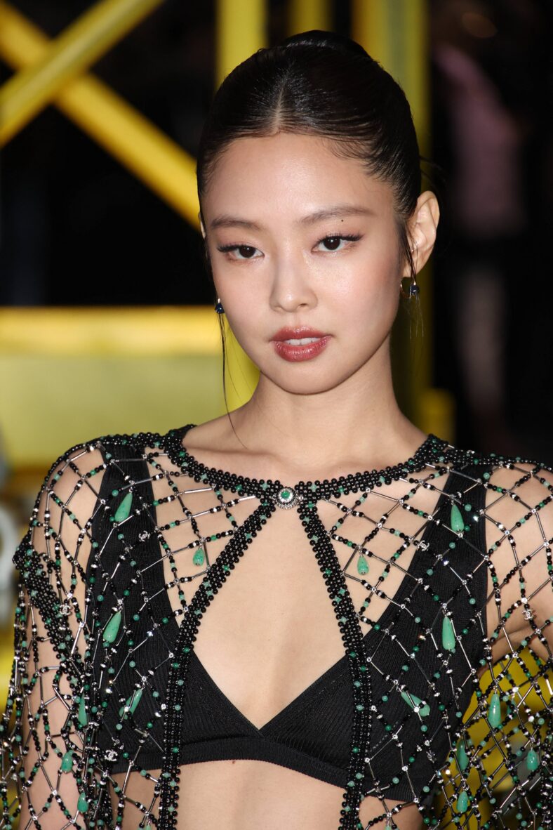 Jennie at Photocall for the Chanel Fall/Winter 2026 fashion show in Paris, France