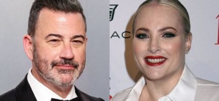 Jimmy Kimmel (left) Meghan McCain (right)