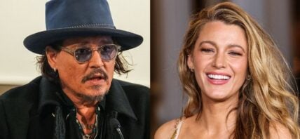 Johnny Depp (left) Blake Lively (right)