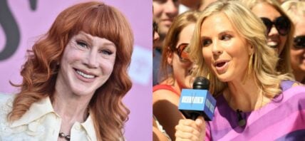 Kathy Griffin (left) Elisabeth Hasselbeck (right)