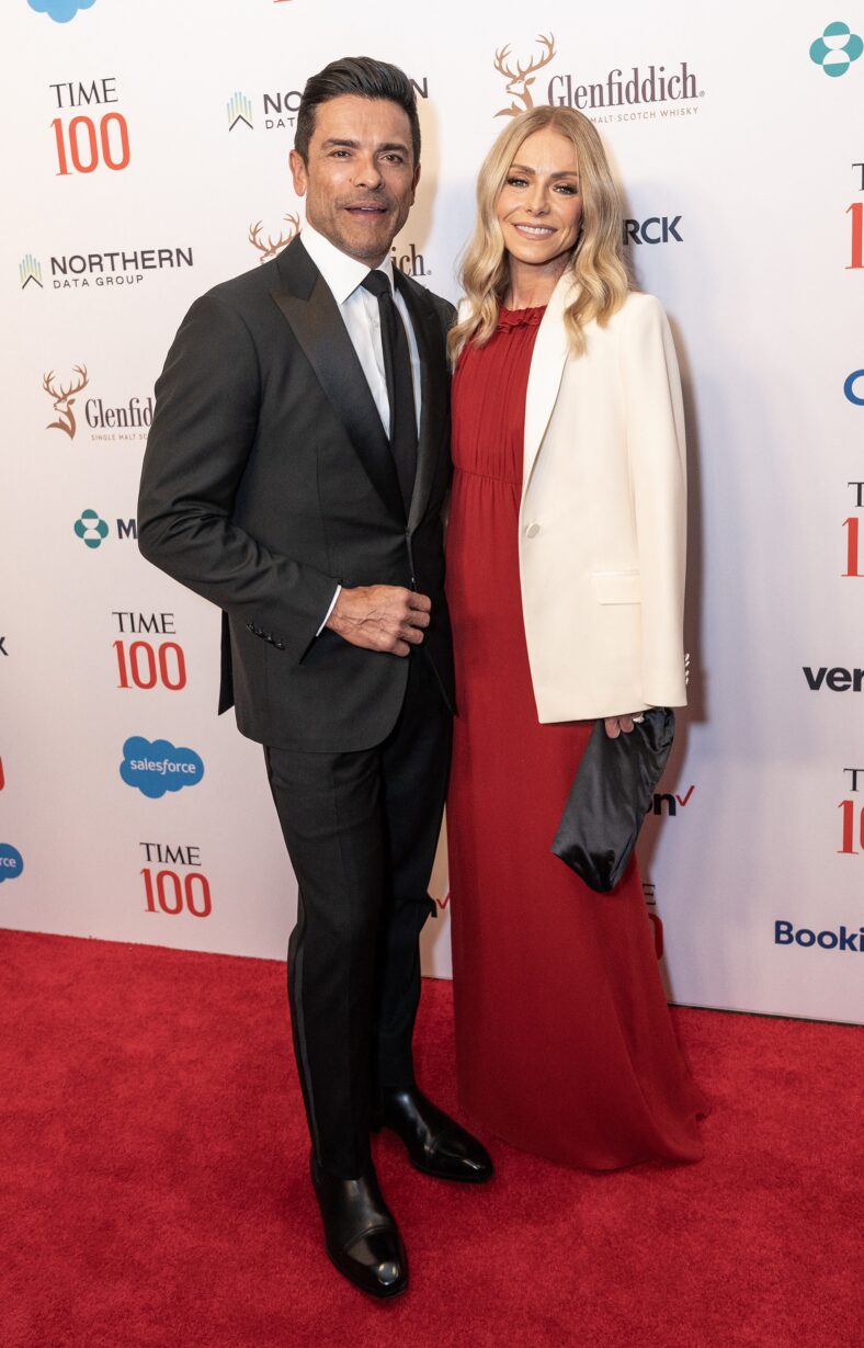 Kelly Ripa and Mark Consuelos at TIME 100 Gala 2024 New York