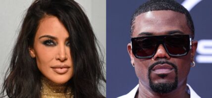 Kim Kardashian (left) Ray J (right)