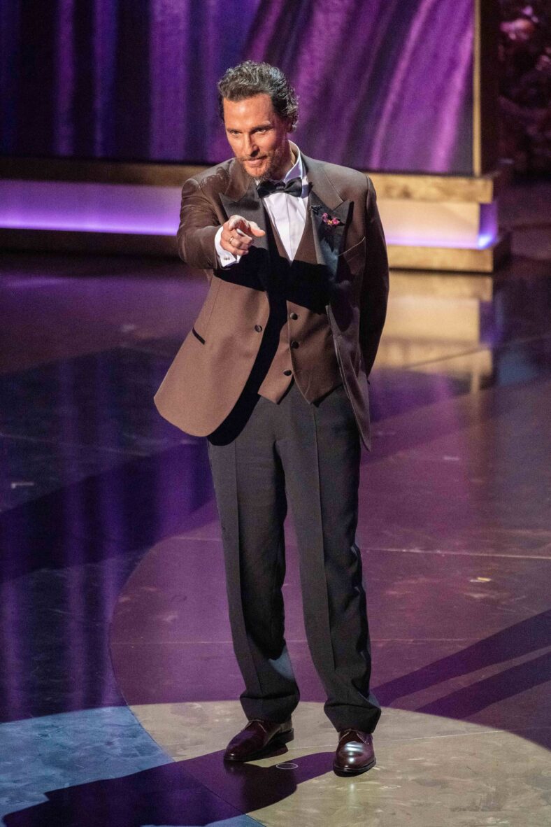 Matthew McConaughey at Oscars 2024