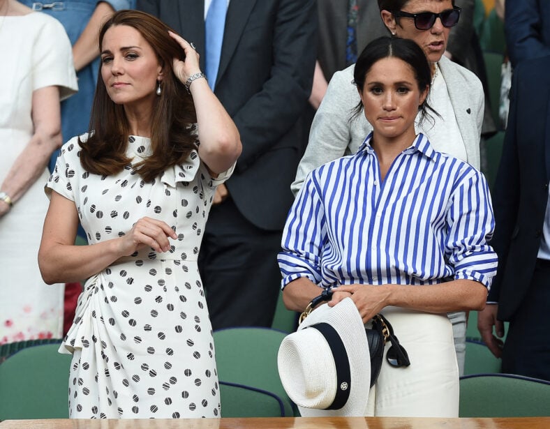 Kate Middleton, Meghan Markle. 
