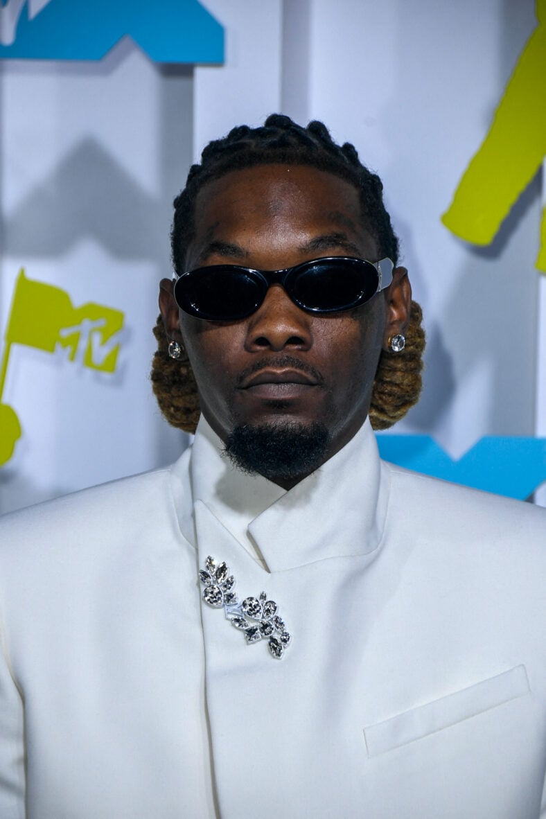 Offset posing on the red carpet. 