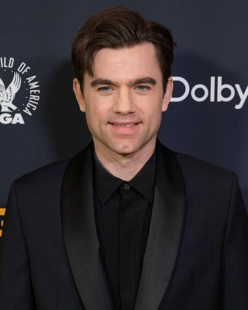 patrick ball, the pitt, posing on the red carpet. 