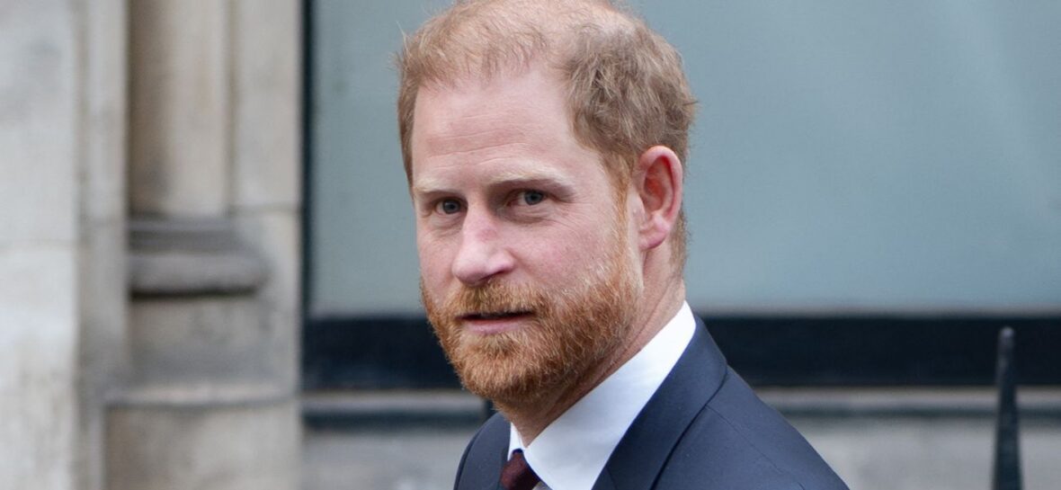 Prince Harry outside court