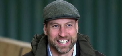 Prince William visits Bridge End Farm