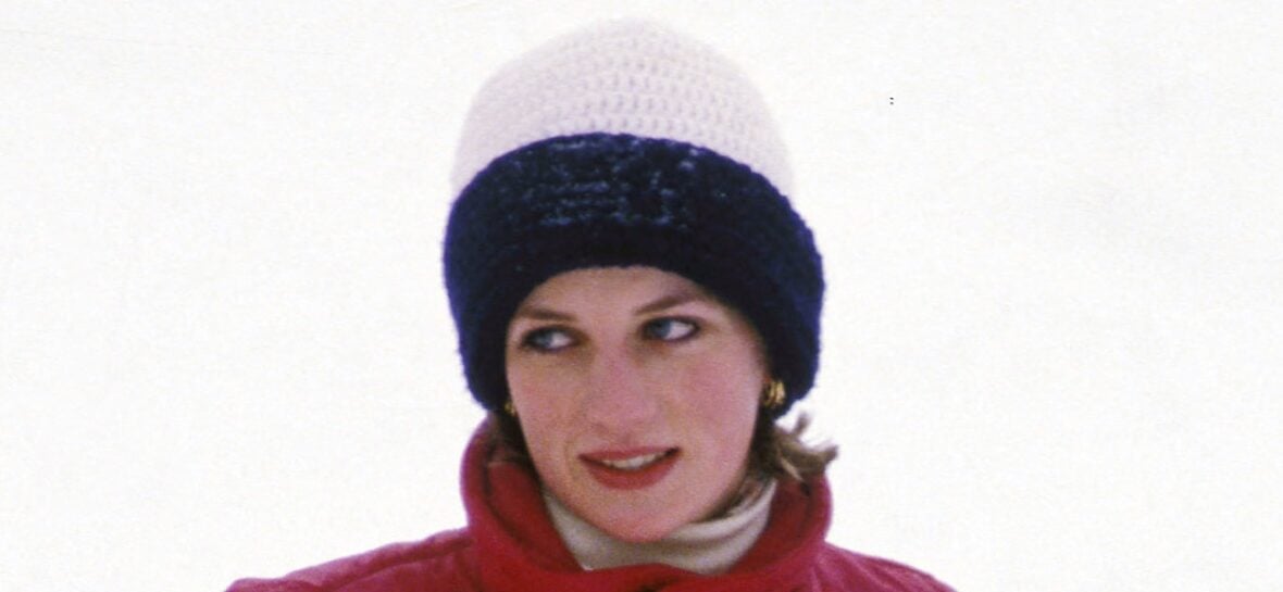 Princess Diana in the snow