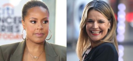 Sheinelle Jones (left) Savannah Guthrie (right)