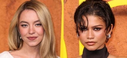 Sydney Sweeney (left) Zendaya (right)