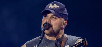 Zach Bryan performing at Stagecoach Music Festival 2025
