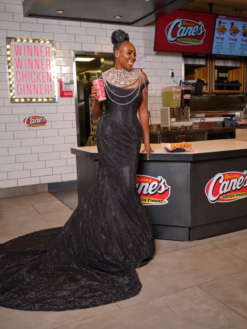 Venus Williams at Raising Cane's