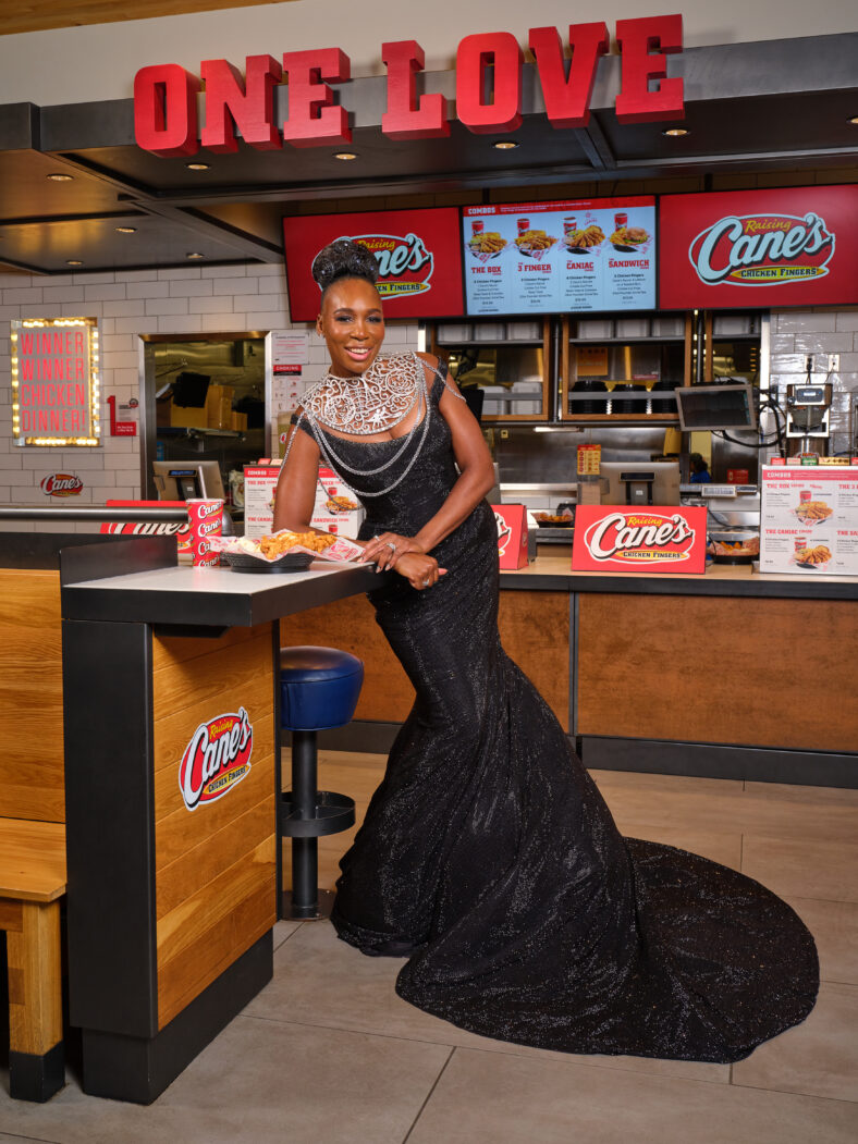Venus Williams at Raising Cane's