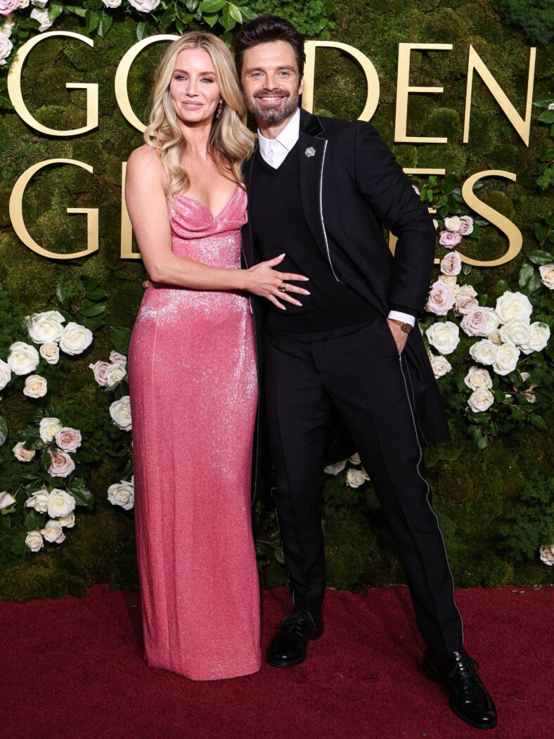 Annabelle Wallis and Sebastian Stan at the 82nd Annual Golden Globe Awards