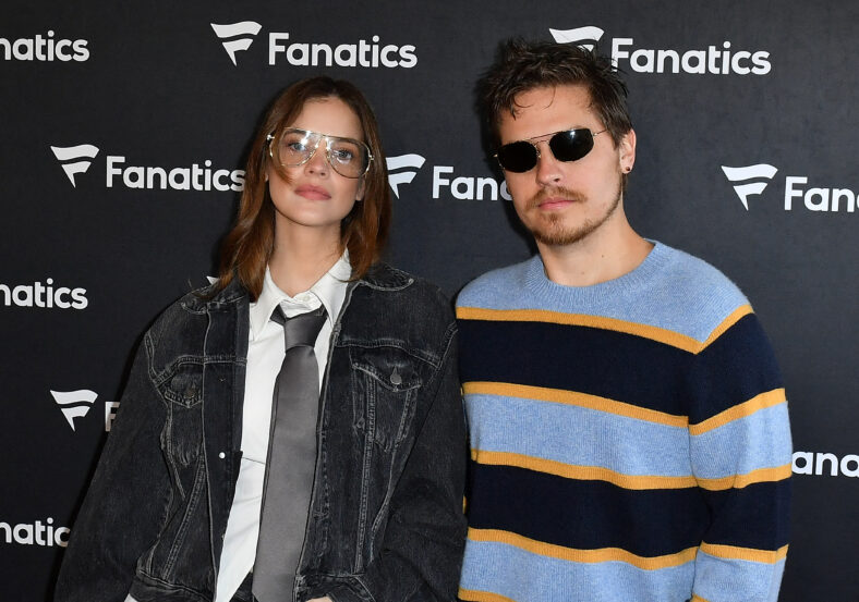 Barbara Palvin and Dylan Sprouse at the 2026 Fanatics Super Bowl Party