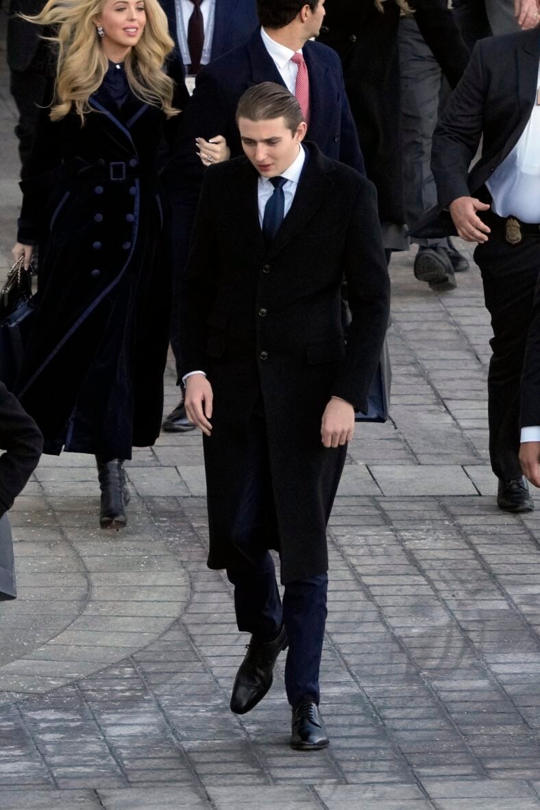 Barron Trump at the Trump and Vance Swearing-In at the US Capitol